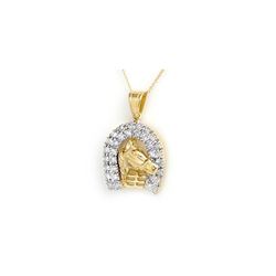 1.25 ctw Certified VS/SI Diamond Pendant 14K Yellow Gold