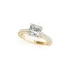 Image 1 : 1.3 ctw Certified VS/SI Princess Diamond Ring 18K Yellow Gold