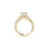 Image 2 : 1.3 ctw Certified VS/SI Princess Diamond Ring 18K Yellow Gold