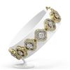 Image 2 : 15 ctw Diamond Designer Bracelet 18K Yellow Gold