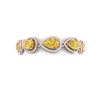 Image 1 : 21.47 ctw Canary Citrine & VS Diamond Bracelet 18K Rose Gold