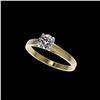 .77 ctw Certified Quality Diamond Engagement Ring 10K Yellow Gold