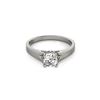 0.75 ctw Certified VS/SI Diamond Ring 18K White Gold