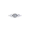 Image 1 : 1 ctw Solitaire Certified VS/SI Diamond Ring 14K White Gold