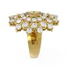 Image 2 : 5.52 ctw Canary Citrine & Diamond Ring 18K Yellow Gold