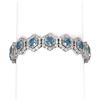 Image 1 : 25 ctw Intense Blue Diamond Bracelet 18K White Gold