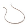 Image 2 : 17 ctw Marquise Diamond Rare Necklace 18K Rose Gold