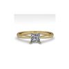 Image 1 : .55 ctw Princess Cut VS/SI Diamond Engagement Ring 14K Yellow Gold