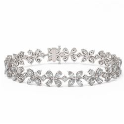 20 ctw Diamond Designer Bracelet 18K White Gold