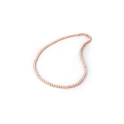 20 ctw Certified VS/SI Diamond Necklace 14K Rose Gold
