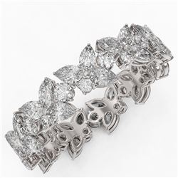 4.13 ctw Mix Cut Diamonds Designer Ring 18K White Gold