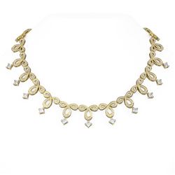 17.63 ctw Diamond Necklace 18K Yellow Gold