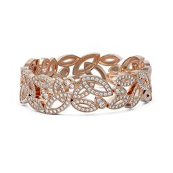 17 ctw Diamond Designer Bracelet 18K Rose Gold
