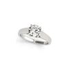 Image 2 : 1.27 ctw Certified VS/SI Diamond 2pc Set Ring Wedding 14K White Gold