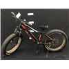 Image 1 : BLACK TOMINI TM Z011 7 SPEED ELECTRIC ASSIST FRONT SUSPENSION TRAIL BIKE WITH FAT TIRES AND FRONT