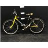 Image 1 : BLACK AND YELLOW KUWAHARA 18 SPEED MOUNTAIN BIKE