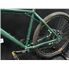 Image 2 : PAINTED GREEN NO NAME 21 SPEED FRONT SUSPENSION MOUNTAIN BIKE WITH FRONT AND REAR DISC BRAKES