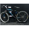 Image 1 : BLACK AND BLUE NAKAMURA ECKO FRONT SUSPENSION MOUNTAIN BIKE, FRONT AND REAR DERAILLEURS NEED