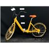 Image 1 : YELLOW NO NAME VARIABLE SPEED CRUISER BIKE, REAR BRAKE ONLY, NEEDS TUNE UP