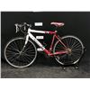 Image 1 : RED AND WHITE OPUS FIDELIO 18 SPEED ROAD BIKE