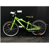 Image 1 : GREEN AND BLACK MIELE TORINO 18 SPEED KIDS TRAIL BIKE