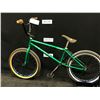 Image 1 : GREEN NO NAME BMX BIKE, REAR BRAKE NEEDS REPAIR