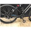 Image 8 : BLACK VOLT BIKE BRAVO 7 SPEED ELECTRIC ASSIST FRONT SUSPENSION MOUNTAIN BIKE WITH FRONT AND REAR