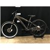 Image 1 : GREY KHS DJ-200 SINGLE SPEED FRONT SUSPENSION DIRT JUMPING BIKE WITH FRONT AND REAR DISC BRAKES,