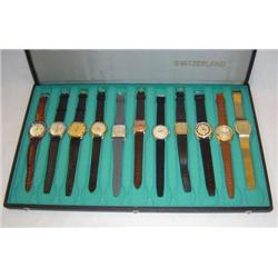 Box containing 11 Wristwatches