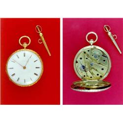 Small Pocket Watch in gold J.C.C.