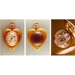Pocket Watch in form of a heart
