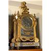 Image 1 : Clock in gilt bronze and grey marble
