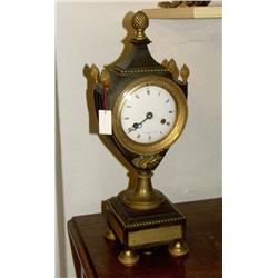 Empire Clock in form of a vase