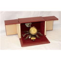 Table Alarm Clock, signed VAUCHER