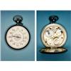 Image 1 : Pocket Stop Watch, chromed nickel case