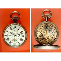 Beautiful Pocket Watch, nickel case