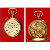 Image 1 : Pocket Watch, nickel case, triple date