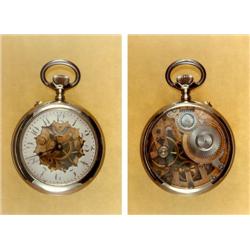 Pocket Watch in a chromed case