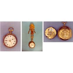 Pocket Watch made of gold-plated brass