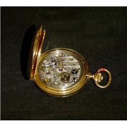 Small Pocket Watch «Savonette», gold