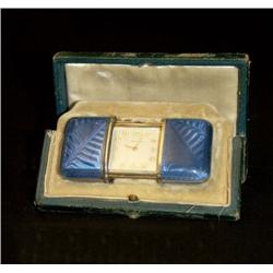 Watch ERMETO in silver and enamel