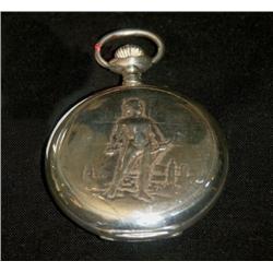 Pocket Watch in silver 800