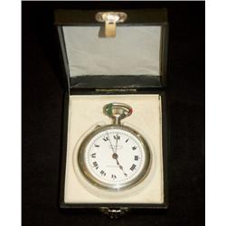 Pocket Watch in nickel with seconds