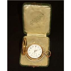 Pocket Watch «Savonette», 14 ct gold