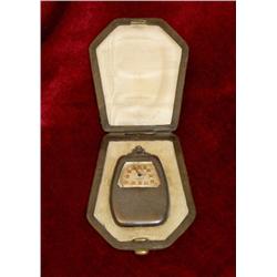 Pocket Watch Art Deco in silver