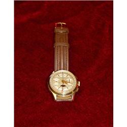 Wristwatch Chronograph in plated gold