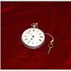 Image 1 : Pocket Watch in silver, key-wound