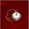 Image 1 : Pocket Watch, double case in silver