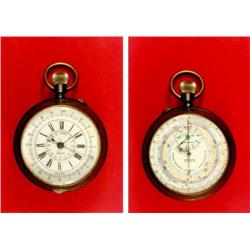 Pocket Watch with double face clock