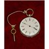 Image 1 : Nice Pocket Watch in silver, key-wound